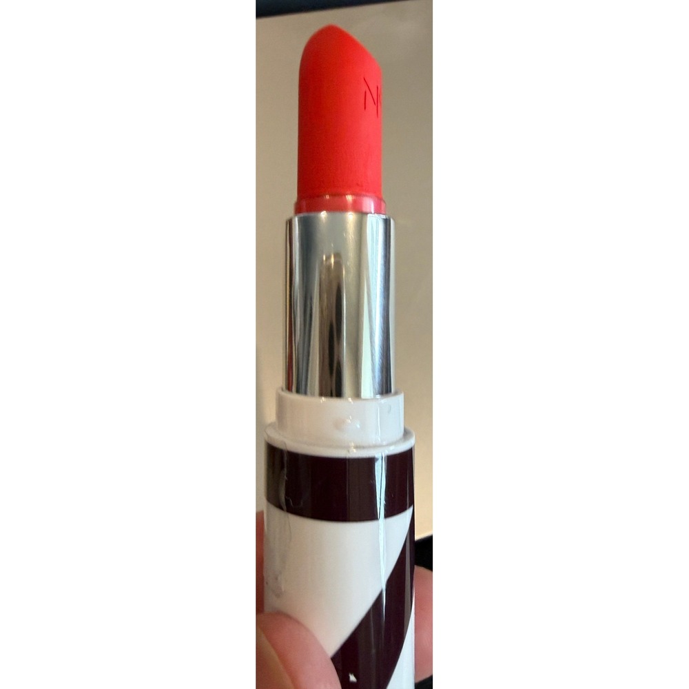 No7 Velvet Matte Lipstick Papaya C144 Bright Coral Red Made in Italy Full Size